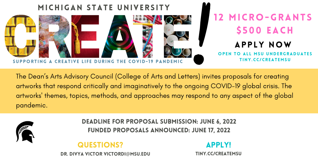 Read more about the article CREATE! Micro-Grant Program Accepting Proposals for 2022